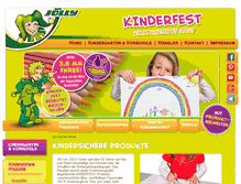 Tablet Screenshot of jolly-kinderfest.com